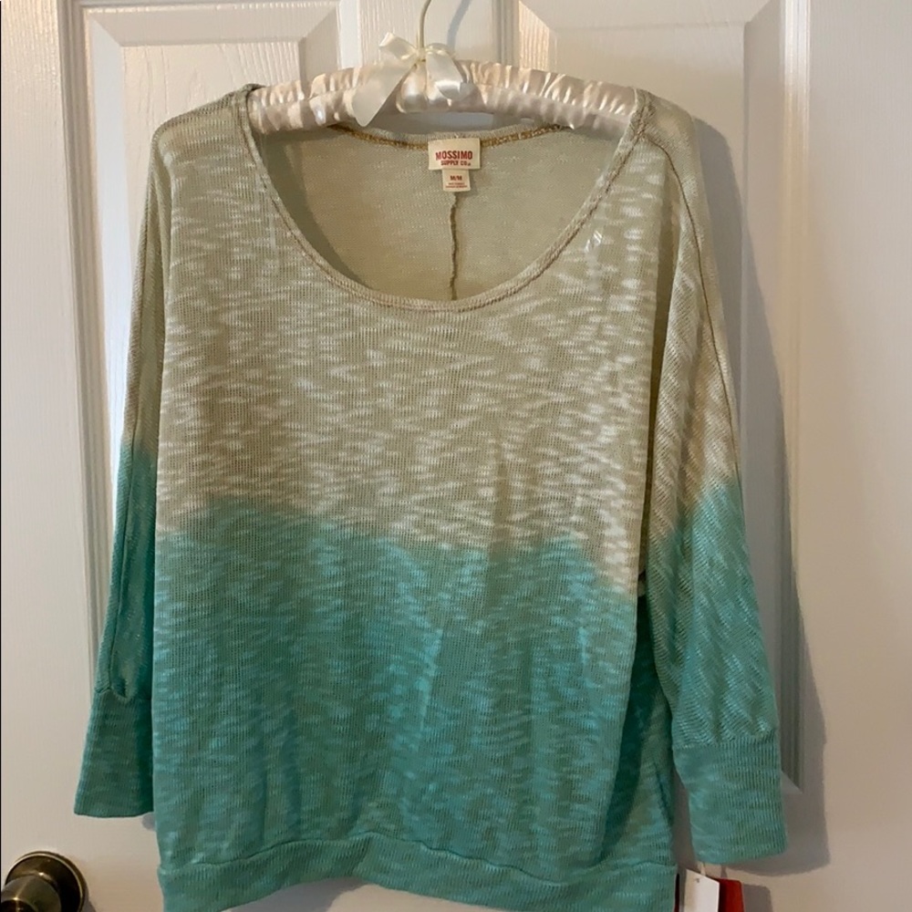 NWT Mossimo Ombré Light Weight Cropped Sweater